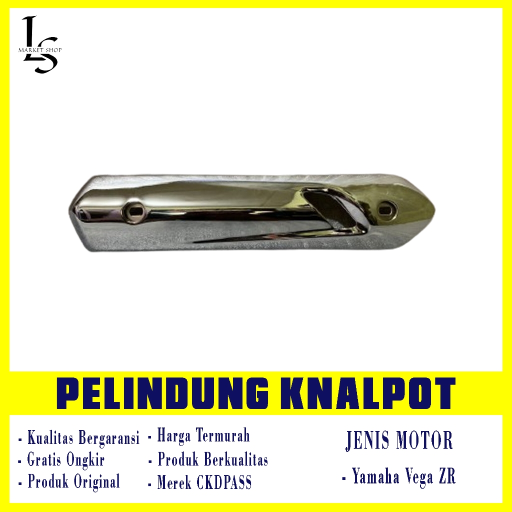 LSMARKETSHOP - Cover Knalpot Besi Vega ZR Tutup Tameng Knalpot Vega ZR Muffler Knalpot Vega ZR Penah