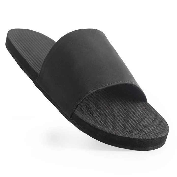 Sandal Hotel Tebal 10-11 MM Murah Polos slippers Hitam putih Spon Sablon depan Terbuka Kokop Murah