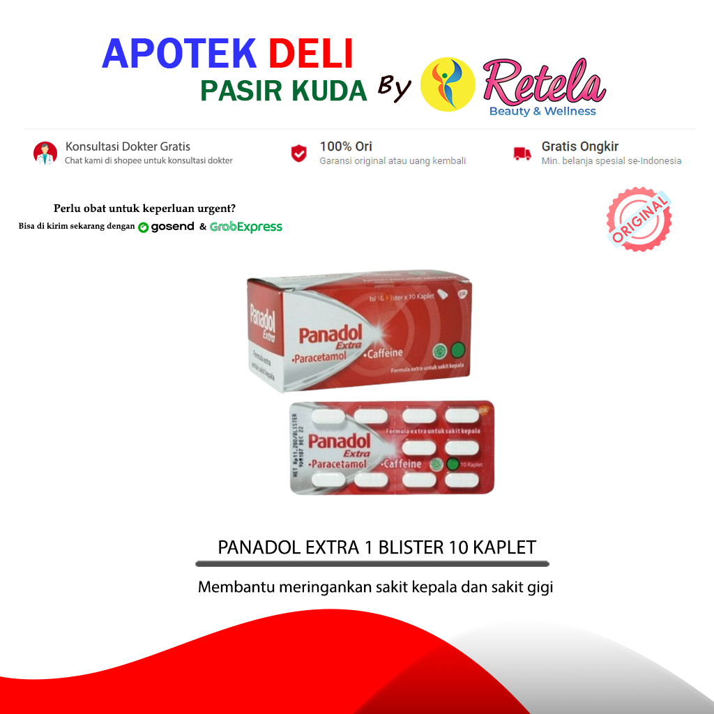 

Panadol Extra 1 Blister 10 Kaplet
