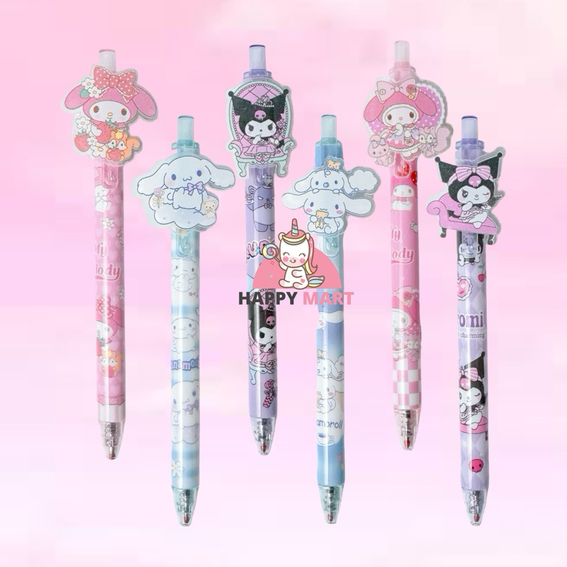 

Pulpen sanrio GEN 4 kuromi / melody / cinnamoroll