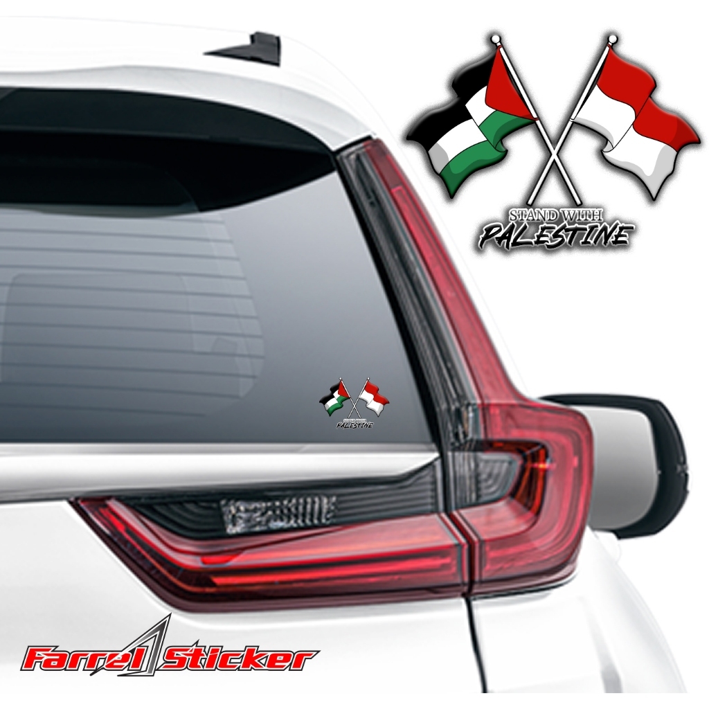 

Terbaru|Sticker INDONESIA PALESTINA Bendera Stand with Palestine FLAG