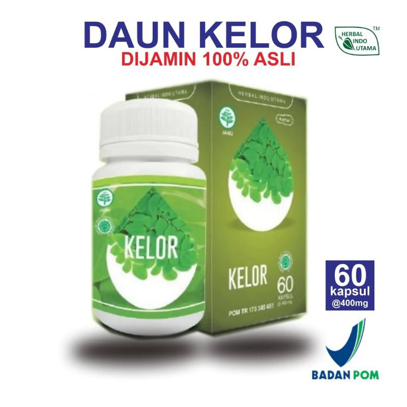 

Kapsul daun kelor HIU - Herbal Daun Kelor 60 Kapsul