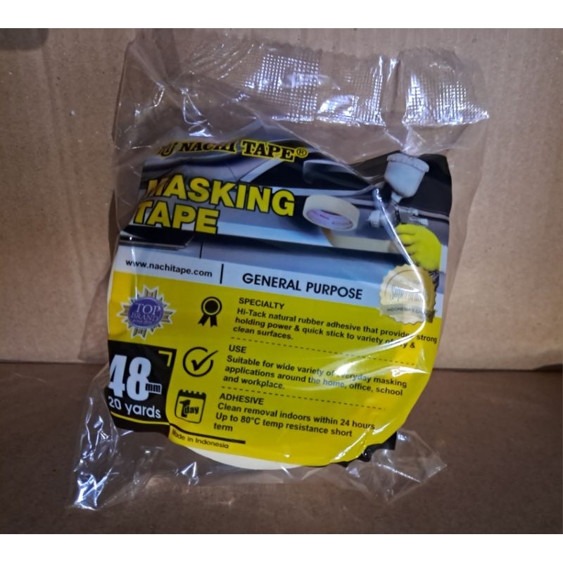

Masking tape nachi 48mm x 20yard / isolasi kertas
