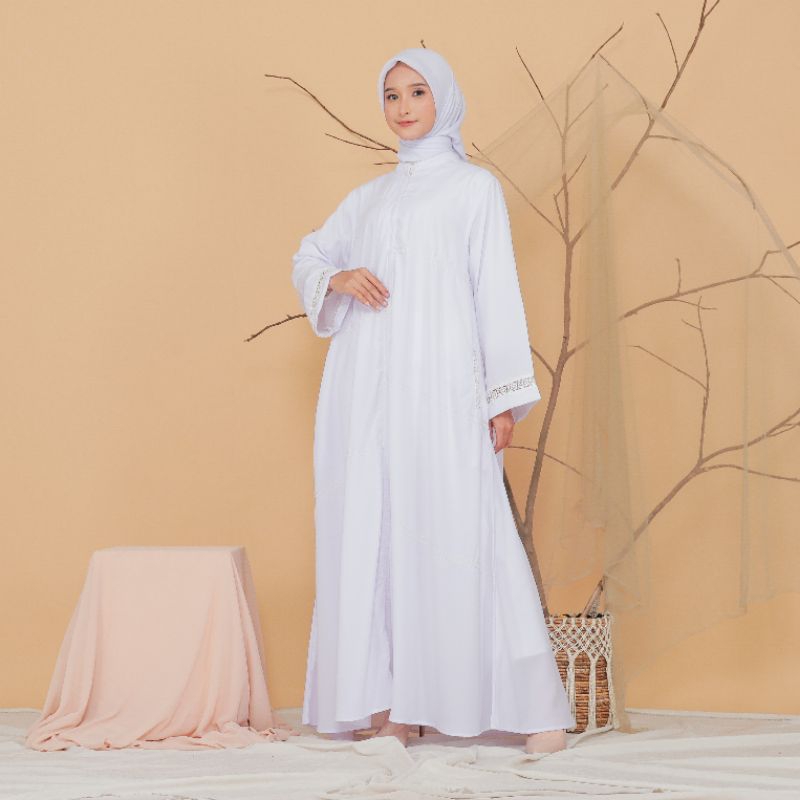 AMELLA GAMIS HITAM PUTIH POLOS | MECCA ABAYA