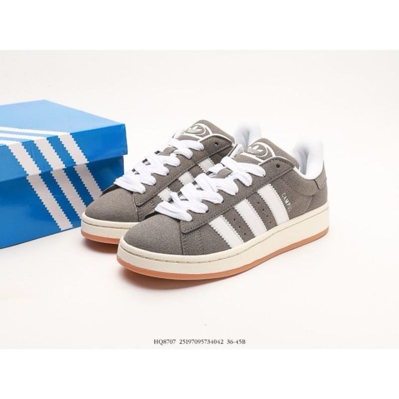 Adidas Campus Grey White Gum Original BNIB