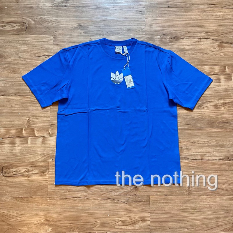 Adidas originals adicolor 3D trefoil blue tee-Size 36