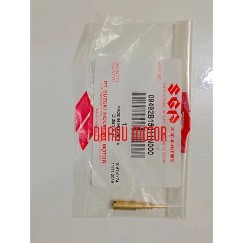 PILOT JET ZET KARBURATOR UKURAN 15 SATRIA FU 150 ORIGINAL SGP