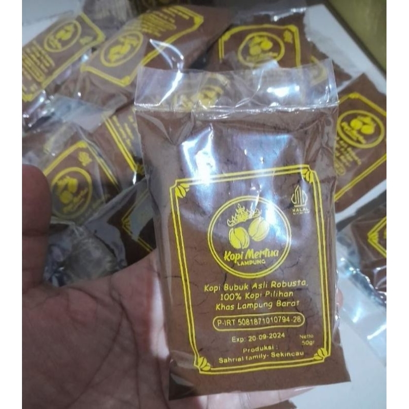 

kopi robusta mertua lampung 100% original