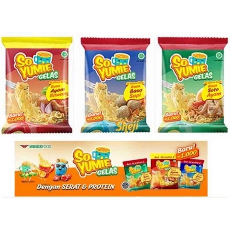 

So Yumie Gelas Mie Instant Kuah 10 x 30gr