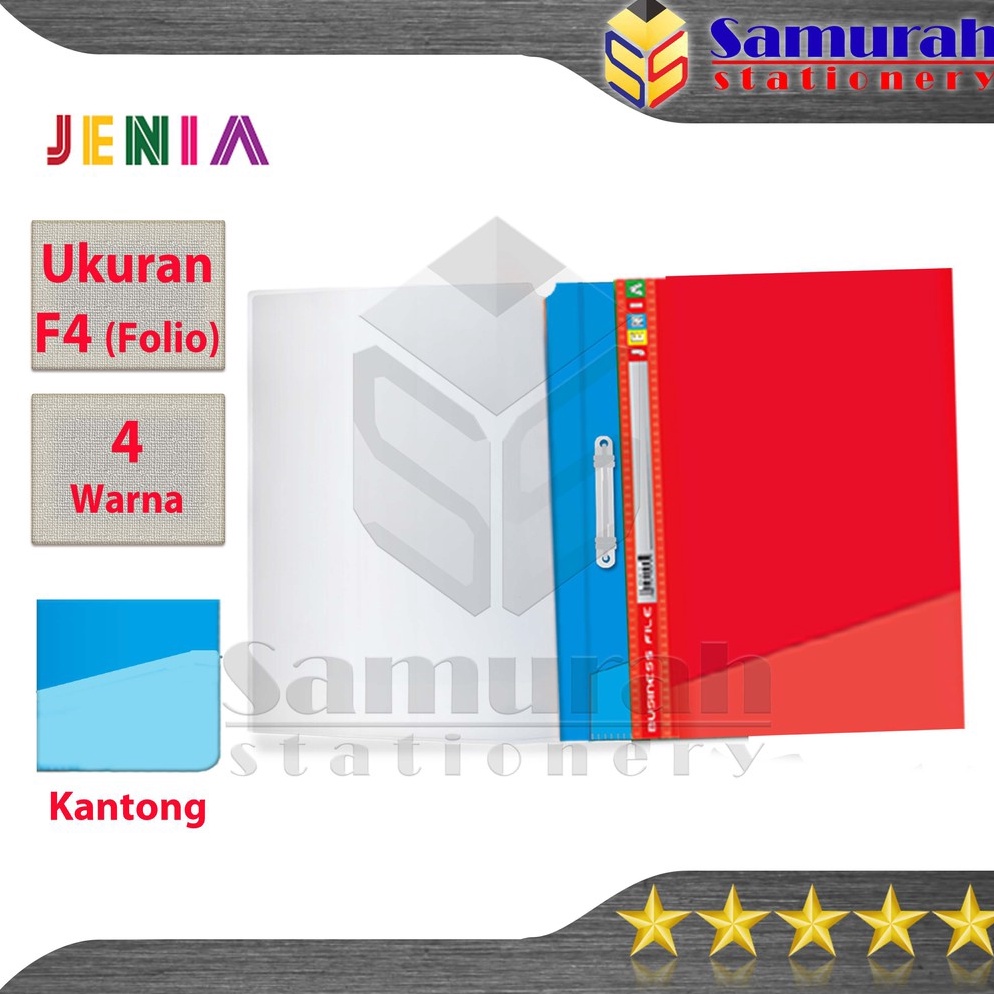 

Terkini Map Business File Kantong Folio Jenia / Bisnis File Acco Plastik F4 CYG