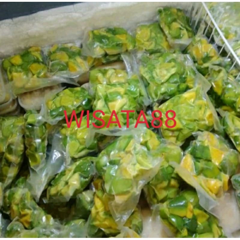 

buah alpukat mantega super frozen grade A / 500gr / buah beku lokal
