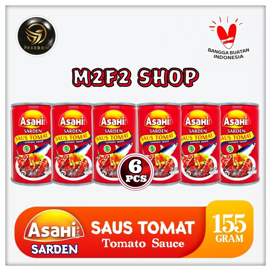 

Ikan Sarden ASAHI Sardines Dalam Saus Tomat - 155 gr (Kemasan 6 Pcs)