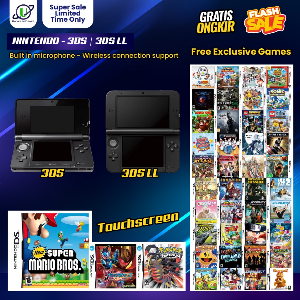 Tohamas_ - Nintendo 3DS 3DS LL Konsol Portable Nintendo Second Like New