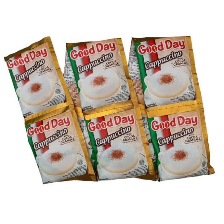 

[❁G71$] Kopi GOOD DAY CAPUCINO 25gr RENCENG ( ISI 10 ) [248]