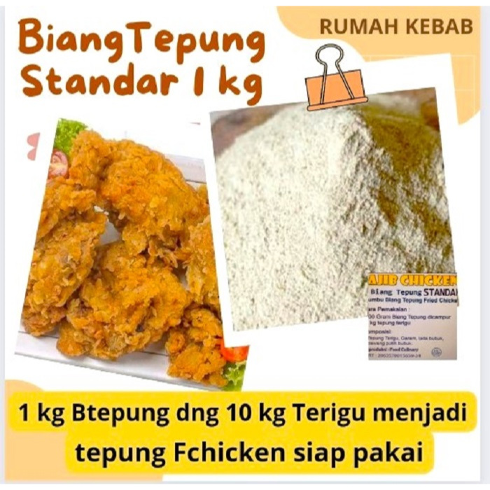 

BIANG TEPUNG STANDAR FRIED CHICKEN