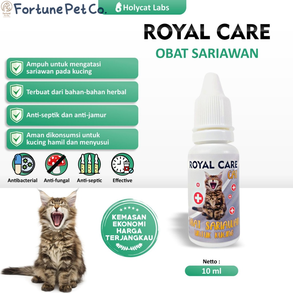 Royal Care Sariawan Kucing - Obat Kucing Sariawan - Obat Sariawan