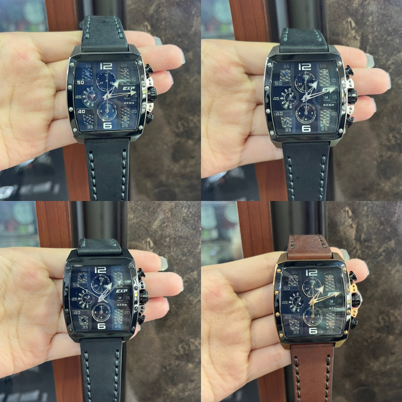 JAM TANGAN PRIA EXPEDITION E6636 E 6636 BCL LEATHER