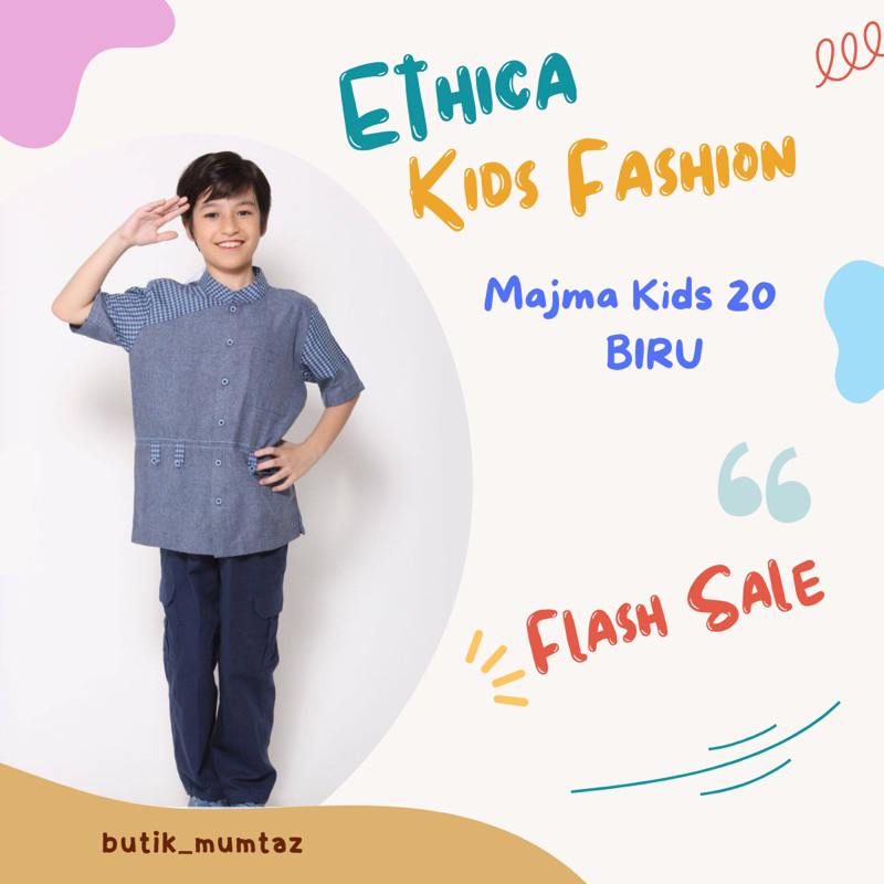 Majma Kids 20 Biru/Koko Anak Ethica