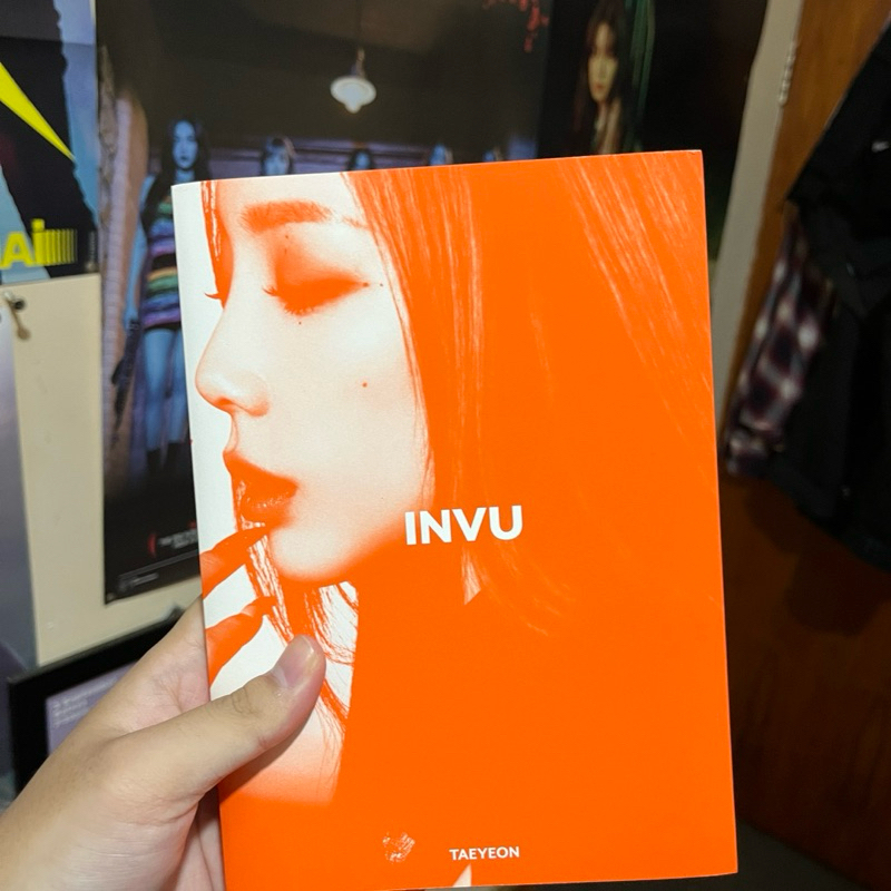 taeyeon 3rd album invu book version orange unsealed + poster