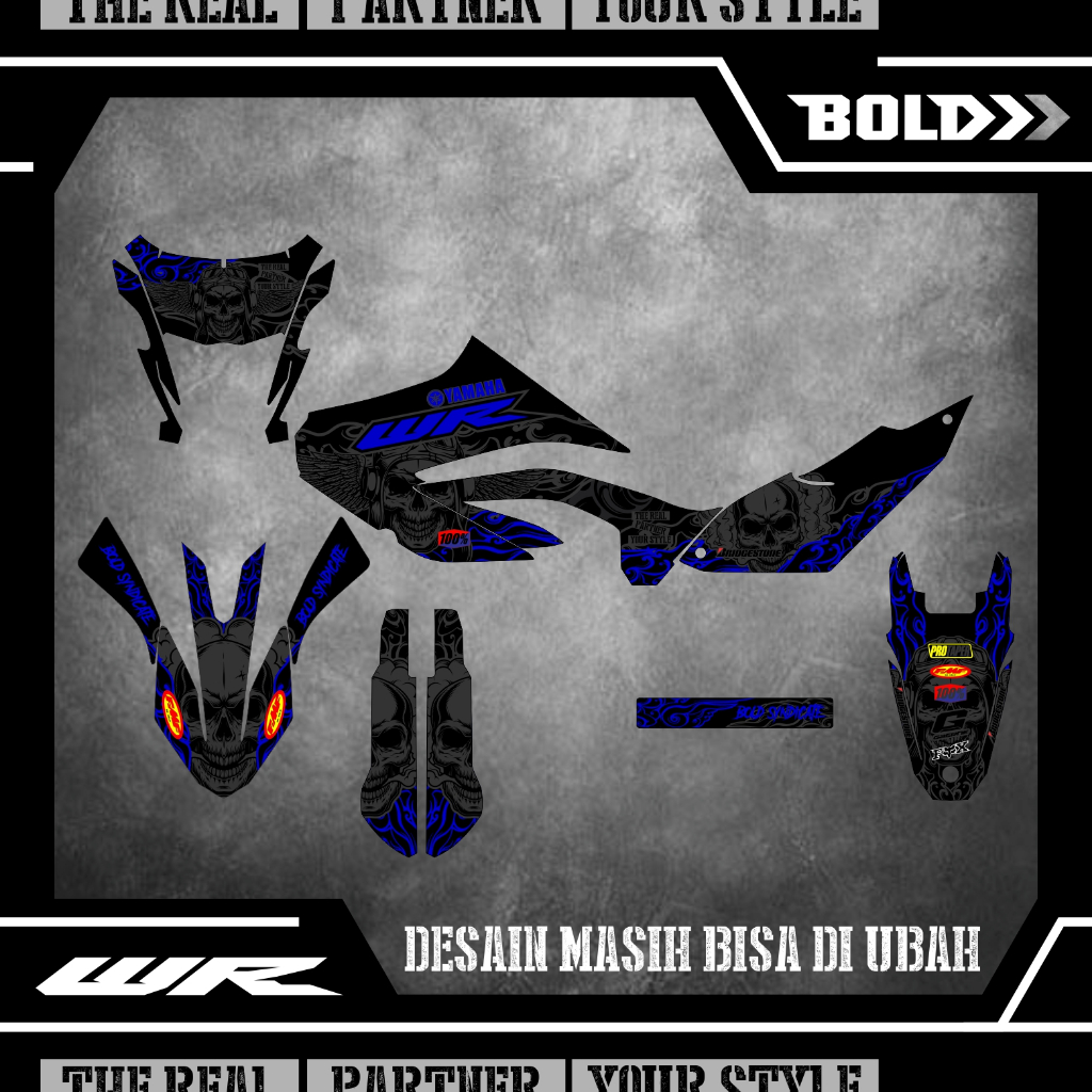 STICKER DECAL Trail YAMAHA WR 155 supermoto 36