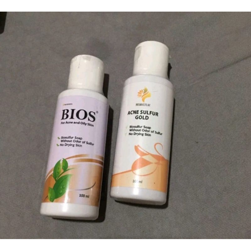 BIOS wash untuk kulit berjerawat berminyak. Bios cair. bios cair