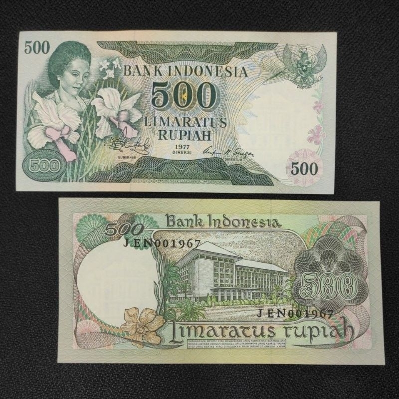 KERTAS INDO SERI KONDE 500 RUPIAH TAHUN 1977