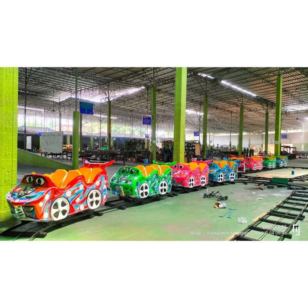 ODONG ODONG Kereta Lantai Mini Coaster Rell Oval & Kacamata