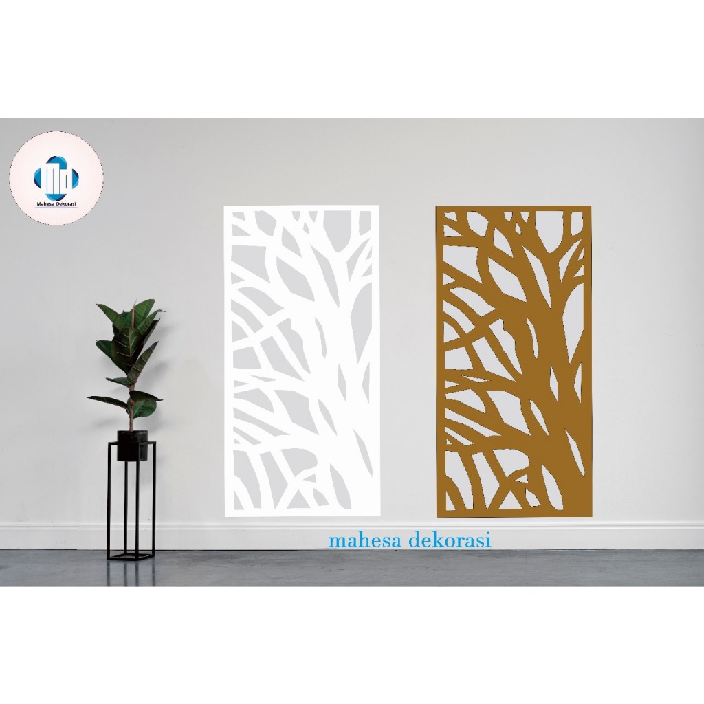 ORNAMEN DINDING PVC 3D / KRAWANGAN PVC 100CM X 50CM