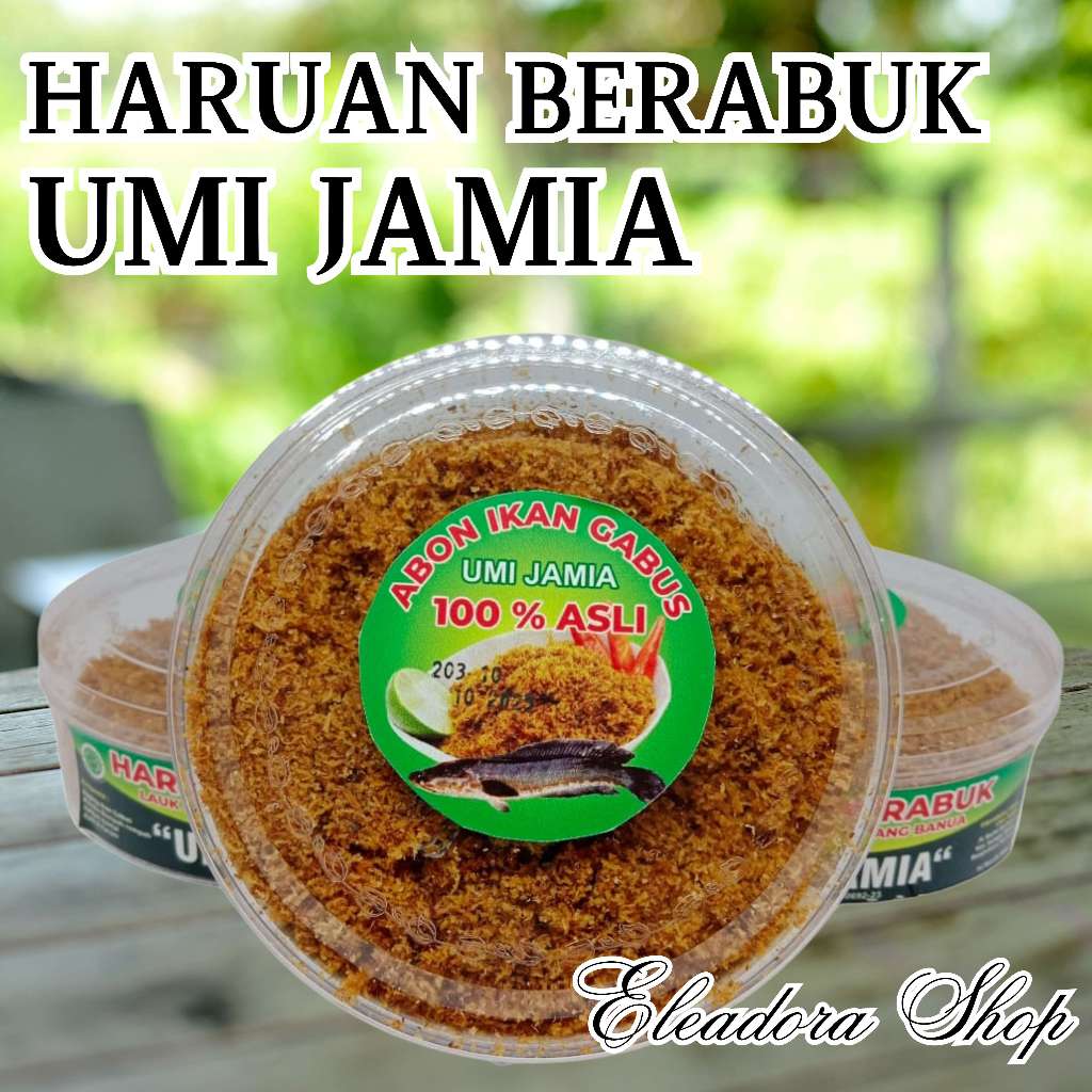 

Abon Ikan Gabus - Haruan Berabuk Umi Jamia - Khas Banjarmasin