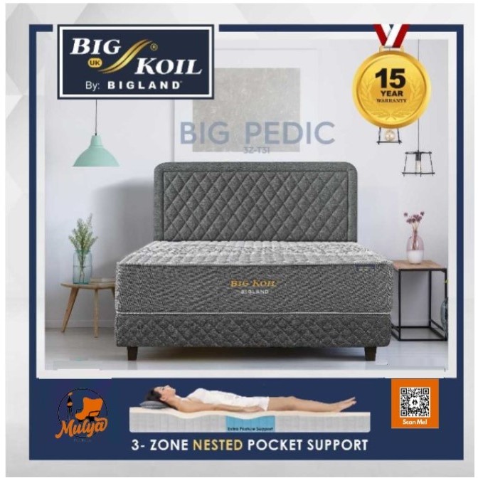 Spring Bed /Matras/Kasur/Big Koil BIG PEDIC by Bigland - Big Pedic