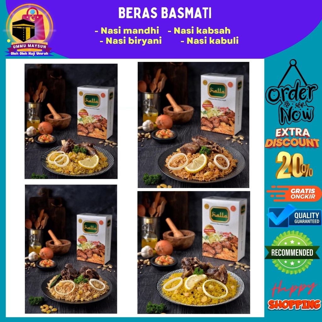 

halla food paket instan / basmati briyani / kabsah / mandhi / kebuli - Briyani