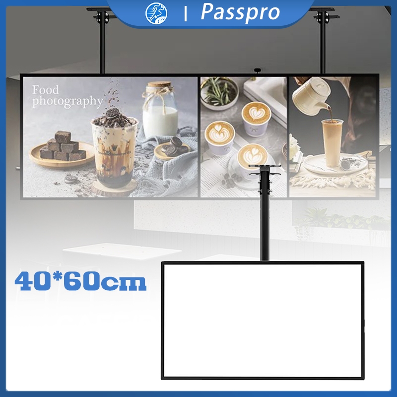 40x60cm LED Cafe Menu Board LED Food Menu Signboard untuk Restaurant Cafe Shop