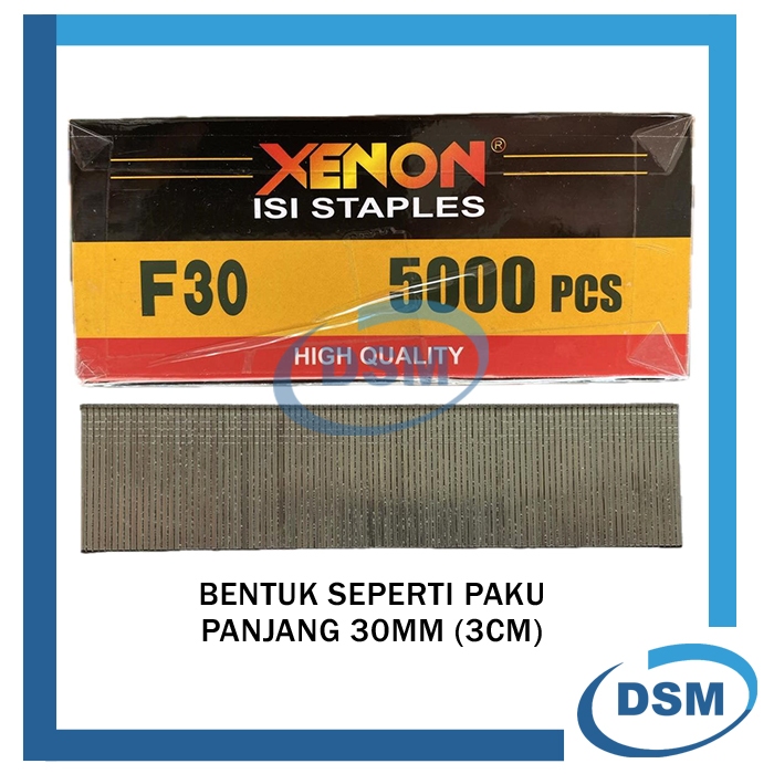 

XENON F30 ISI STAPLES MESIN PAKU TEMBAK REFILL AIR NAILER STAPLER GUN