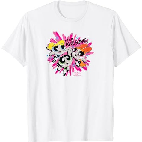 BAJU KAOS The Powerpuff Girls Team Awesome T-Shirt - Baju Wanita - Kaos Wanita - The Powerpuff Girls