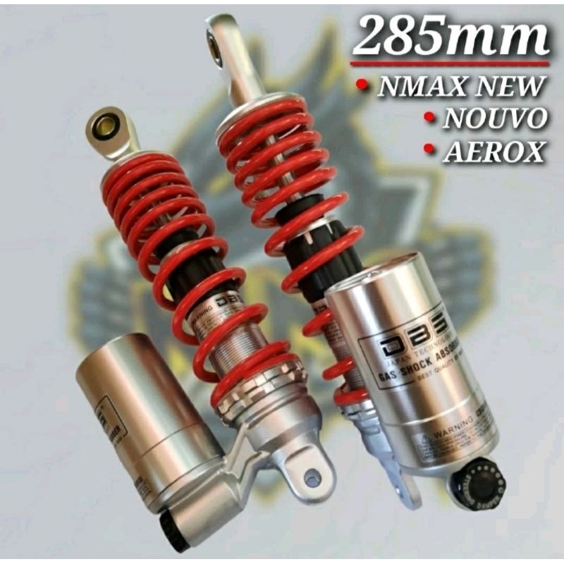 Shockbreaker Shock 285mm DBS Aerox Nmax new ceper nouvo tabung bawah dbs SHOK BREKET