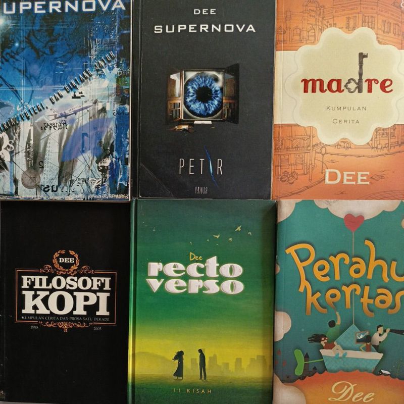 dee lestari novel preloved banyak judul