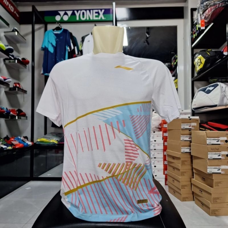 Baju Badminton Li-ning T shirt Lining training series ATST961-1/2/4