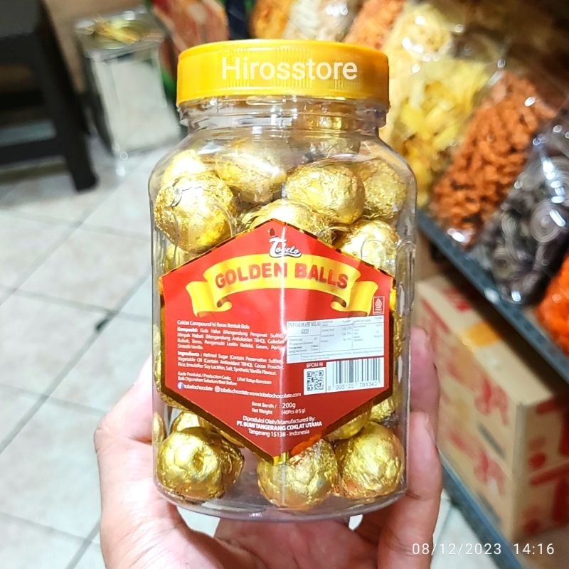 

Tobelo Golden Balls Cokelat 200g