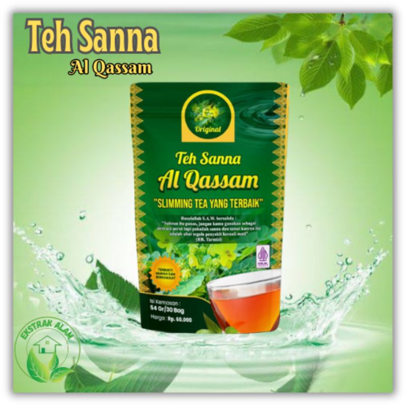 

Teh Sanna Al Qassam - Teh Pelangsing Herbal Original