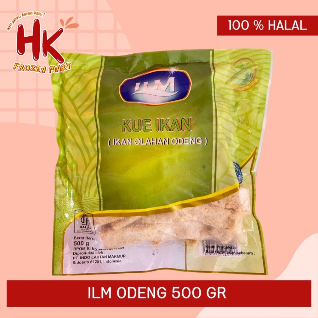 

ILM Odeng 500gr (kue ikan original ala korea maru tenpura) HK Frozen Mart