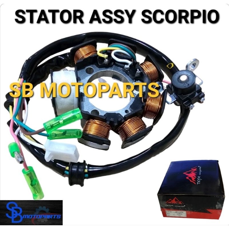 SPUL SPULL STATOR ASSY SCORPIO LAMA SCORPIO Z BEST QUALITY