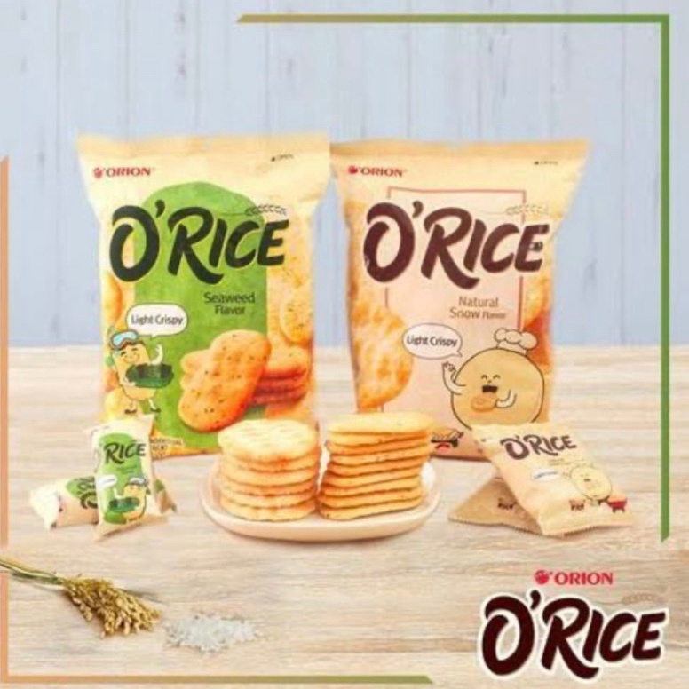 

L44r11s DELFIORION Delfi Orion O’rice crackers snack Beras sweet seaweed Produk Terbaru