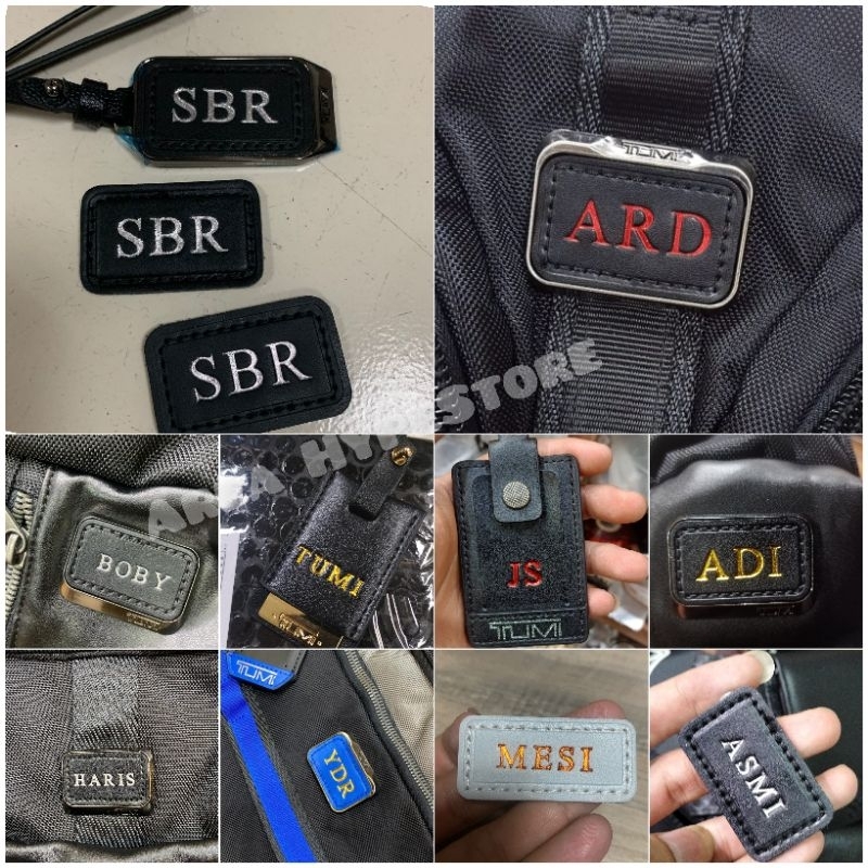 

Tambahan embos grafir inisial nama/ embos patch untuk pembelian tas di toko kami