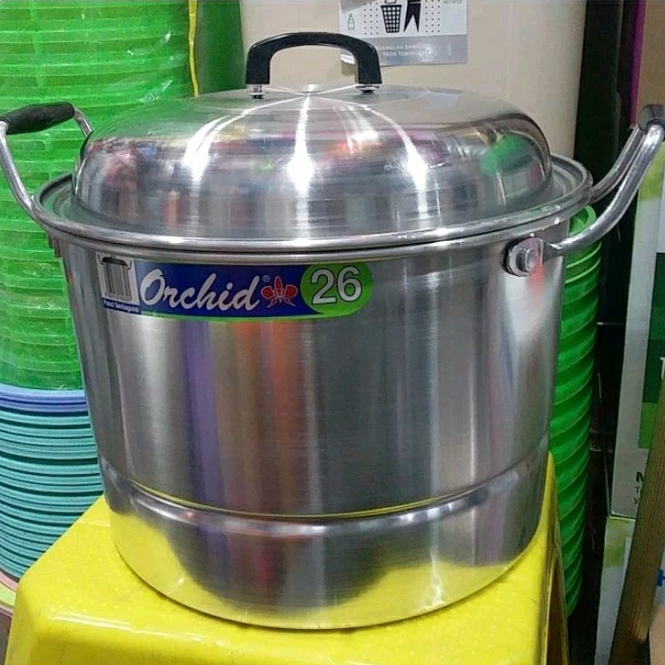 panci dandang 26cm/ pancirebus penanak nasi 26cm orchid/ panci rangsang