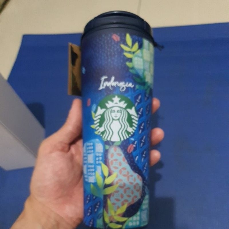 Tumblr Starbucks X Purana Original motif batik Indonesia
