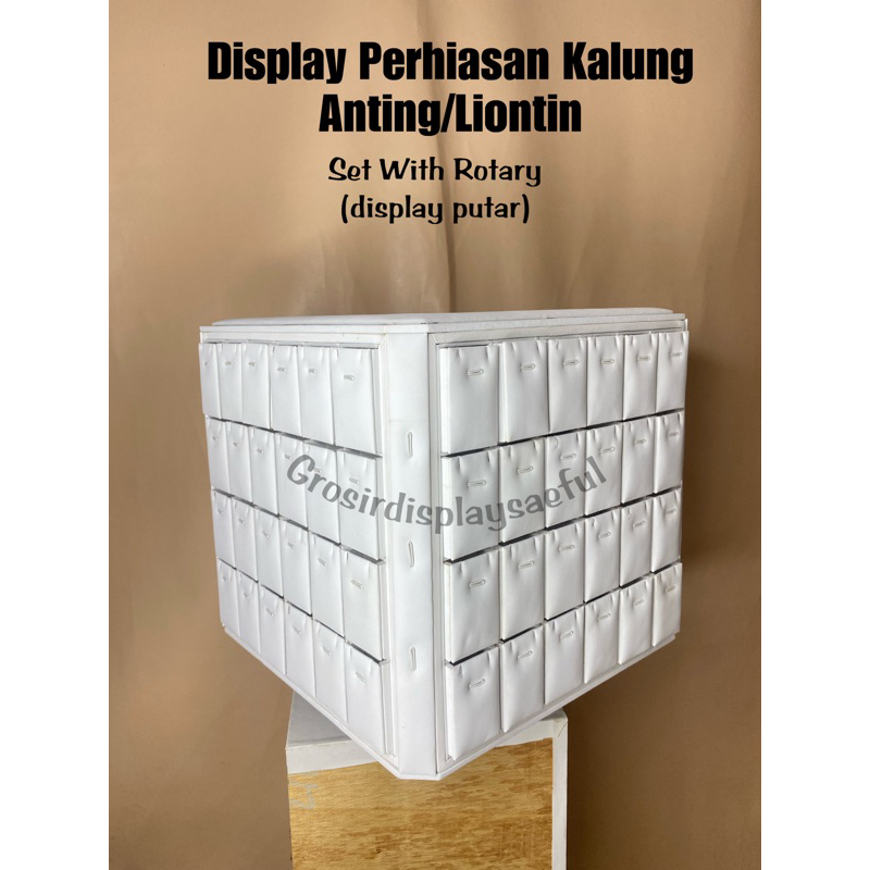 Display Perhiasan Putar/Rotary Display/Display kalung anting liontin
