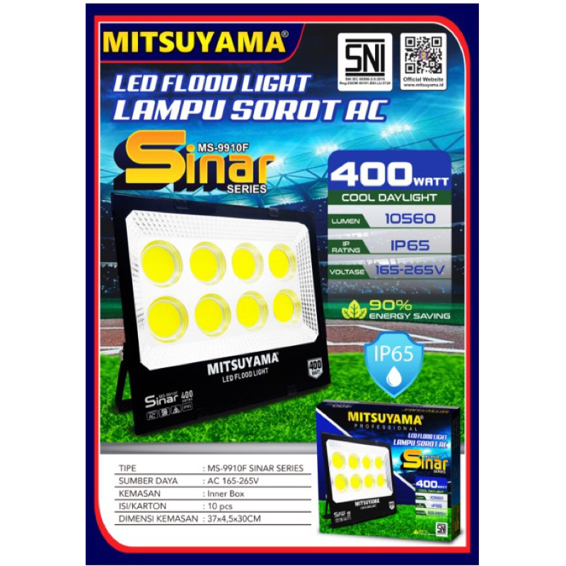 Lampu Sorot LED Flood Light AC 100 400 Watt Mitsuyama