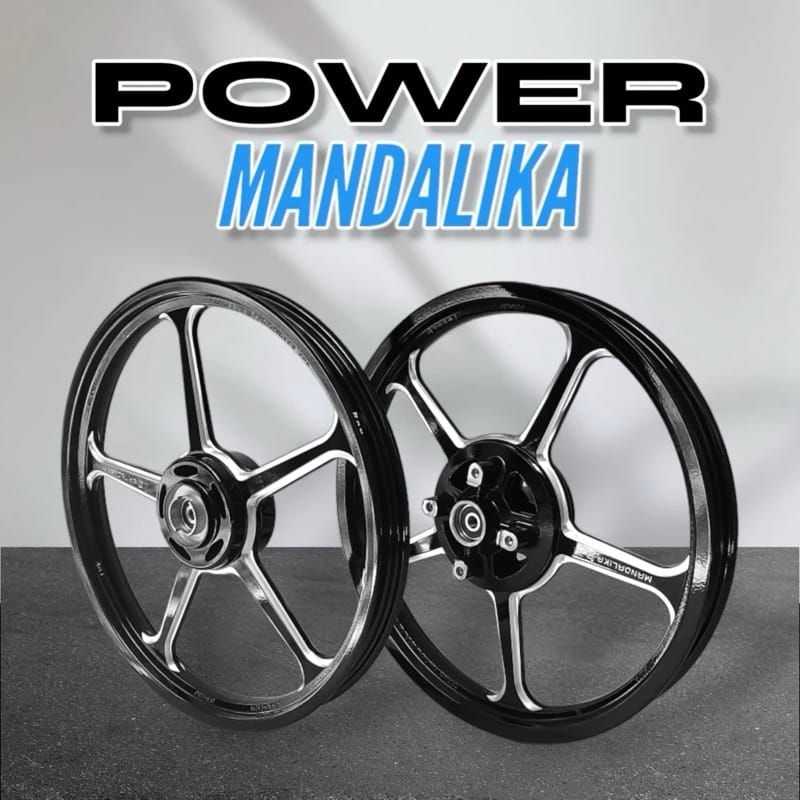 Velg POWER MANDALIKA Series 140/160 ring 17 Velg Racing palang VARIO 125, VARIO 110,BEAT,Mio Smile,F
