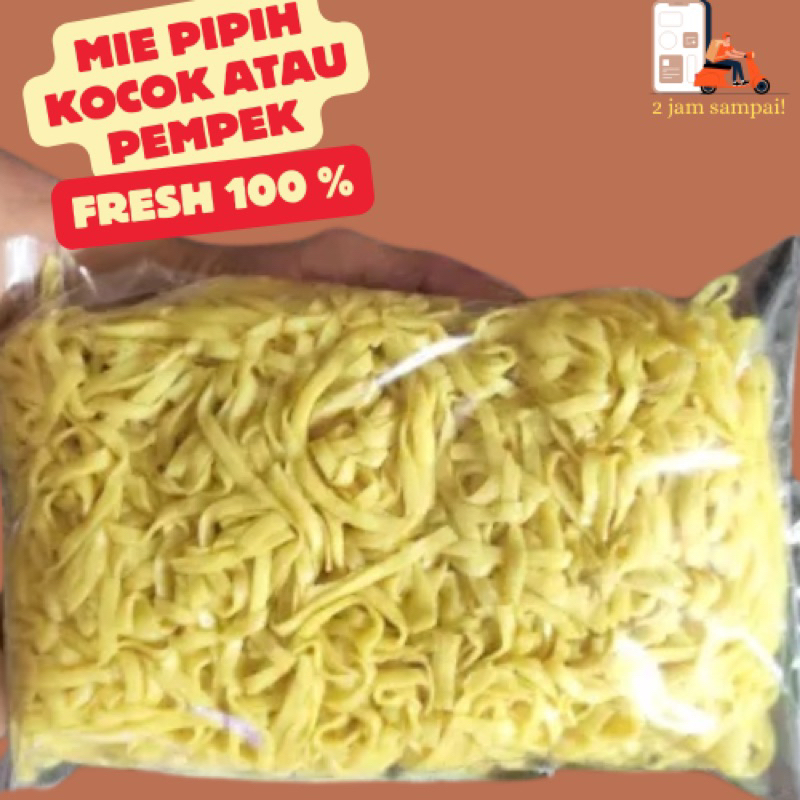 

Mie Pipih Kuning Mie Kocok Mie Pempek 500 Gram KIRIM INSTAN BANDUNG