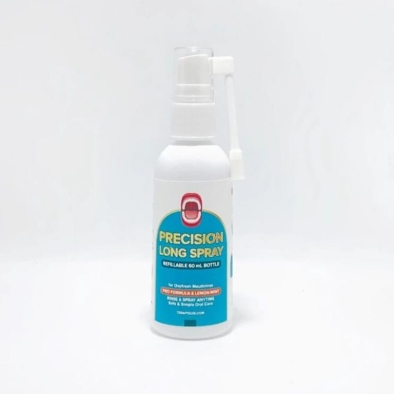 SPRAY Fresh Breath Lemon. zinc pro formula Mouthwash OXYFRESH 60ml Botol Spray Precision Long Spray 